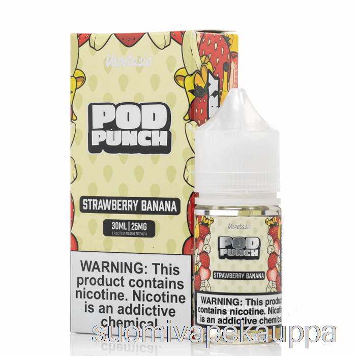 Vape Suomi Mansikka Banaani - Vapetasia Pod Punssisuolat - 30ml 25mg